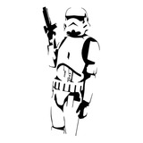 Adesivo Decorativo Trooper Vader Wars Geek Nerd Cinema