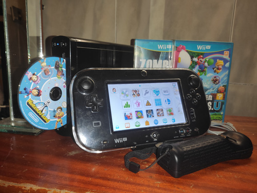 Nintendo Wii U Deluxe Set + Jogos Físicos, Hdd E Acessórios