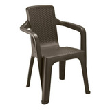 Silla Eterna Con Brazos Rimax Original Rattan  Tacón Antides