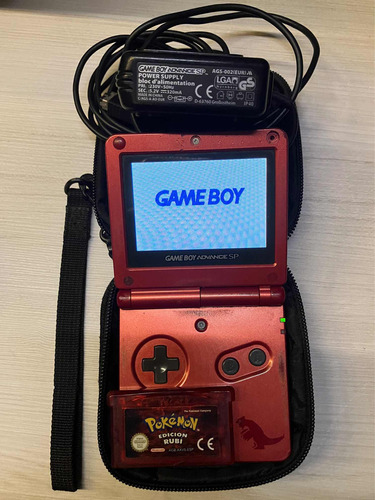 Game Boy Advance Sp Edición Pokemon Rubi Original Ags-001