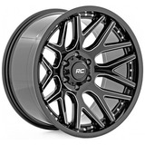 Rin Rough Country 95 Series Negro Gloss/22x10/5x5/-19mm 1p