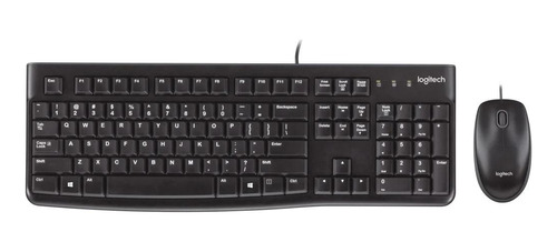 Logitech Combo Teclado + Mouse Mk120 Usb - Techbox