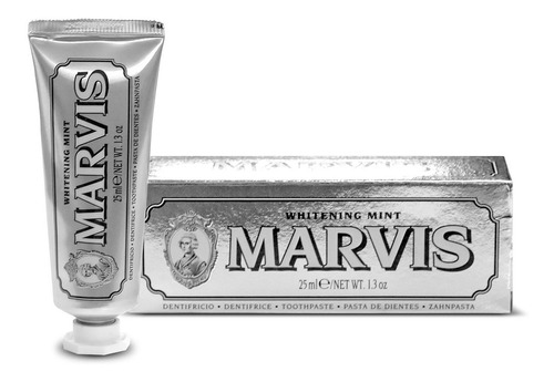 Pasta Dental Marvis Menta Blanca 1 Pieza 25 Ml