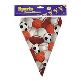 Sports Pennant Banner Party Accesorio (1 Cuenta)