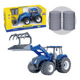 Trator New Holland Trator T8 Implemento Garfo C Acessorios