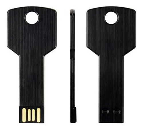 Pendrive Jaster Tipo Llave 64gb Metálico Negro