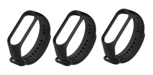 Kit Top 3 Pulseiras Para Mi Band 3 Ou 4 + Película Brinde