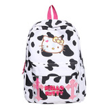 G Rosa Chica Linda Kt Gato Estudiante Mochila Mochila