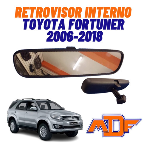 Retrovisor Interno Toyota Fortuner 2006 - 2018 Foto 2