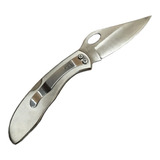 Canivete Artesanal 154 Inox Com Trava E Clip, Caça Pesca Edc