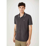 Camisa Polo Masculina Em Malha Piquet Com Bordado