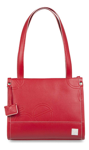 Bolsa Cloe Satchel Para Mujer Chico Con Charm Color Rojo