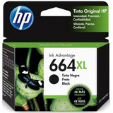 Hp Cartucho Tinta #664xl Negro, F6v31al, Original