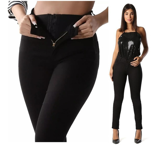 Calça Sawary Jeans Premium Super Lipo Cinta Modeladora Lycra