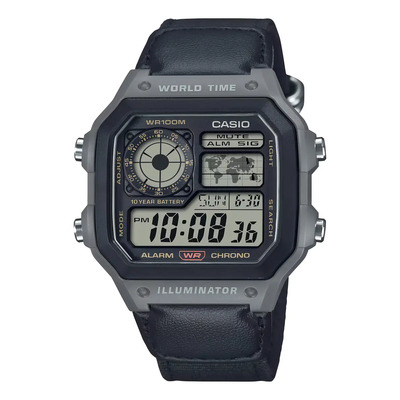 Reloj, Casio, Ae-1200whub-8avcf Correa Gris Bisel Gris Fondo Gris | Meses sin interés
