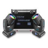 Case 2 Cabezas Moviles Led Beam 12r Rainbow+frost  Steelpro 