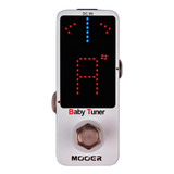 Pedal Afinador Baby Tuner Mooer True Bypass ! Cor Branco