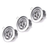 Ampolleta Led 5w 3 Unidades Foco Led Embutido Luz Fria 5 Led Ampolletas Embutidos Luces Frias Iluminacion Led Qatarshop  Focos 