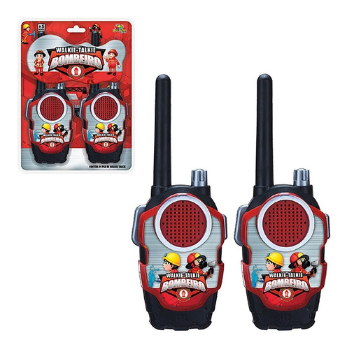 Radio Walkie Talkie Infantil Bombeiro Art Brink