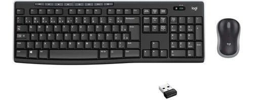 Kit Teclado E Mouse Sem Fio Wireless Logitech Mk270 -