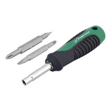 Desarmador 4 Puntas Intercambiables Cruz/plano, Lion Tools