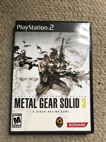 Metal Gear Solid 3 Original Completo Ps2