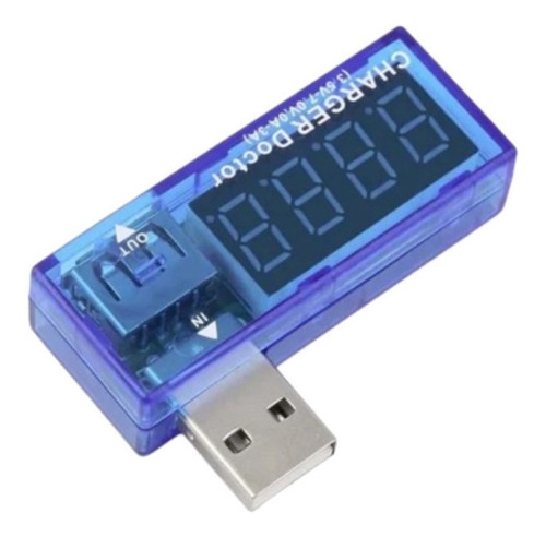 Probador Tester Digital Voltaje Corriente Puerto Usb Carga  