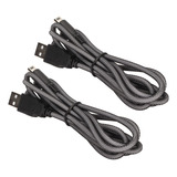 Cable De Carga Usb Para 3ds, 2 Unidades, Cable De Carga De 5