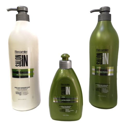 Kit Shampoo Acondicionador Y Tratamient - mL a $160