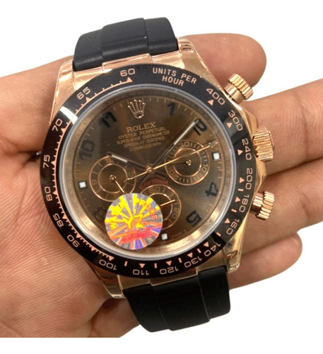 Relógio Rolex Masculino Automático Daytona Silicone 