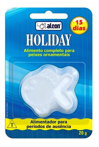 Ração Para Peixes Alcon Holiday Férias 15 Dias Aquários Full