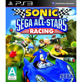 Sonic Sega All Stars Racing Ps3 Mídia Física Original Play 