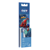 Refis Para Escova Elétrica Oral-b Spiderman 2 Unidades
