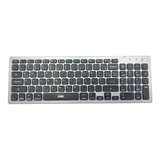 Teclado Bluetooth Oex Tc504 Preto Com Prata