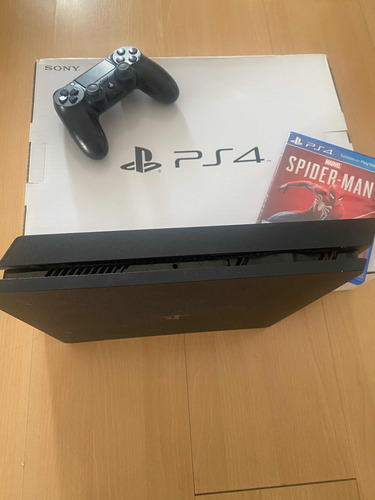 Playstation 4 Slim 1 Tb + Juego Spiderman Joystick Hot Sale