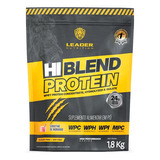 Suplemento Em Pó Leader Nutrition  Hi-blend Hi-blend Protein Proteína Hi-blend Protein Sabor  Smoothie De Morango Em Sachê De 1.8kg