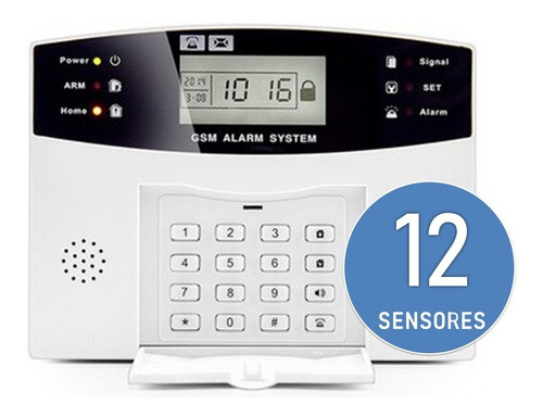 Alarma Gsm Inalambrica Casa Negocio 12 Sensores Aviso Cel.