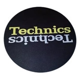 Technics Amarillo Y Gris Slipmat Paño Para Bandejas Latex 