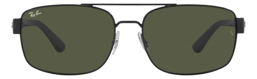 Ray-ban Mens Rb3687 Anteojos De Sol Cuadrados, 61 Mm