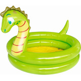 Piscina Infantil Inflable De Dinosaurio De 2 Anillos Pa...