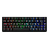 Teclado Mecânico Akko 3068b Plus Preto Switch Blue Abnt2