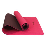 Tapete De Yoga Arimo Tpe 6 Mm 181 X 61 Cm Biodegradável Cor Rouge