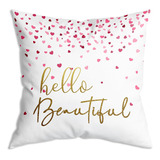 Zngfon Hello Beautiful Motivational Sign Inspirational Quote