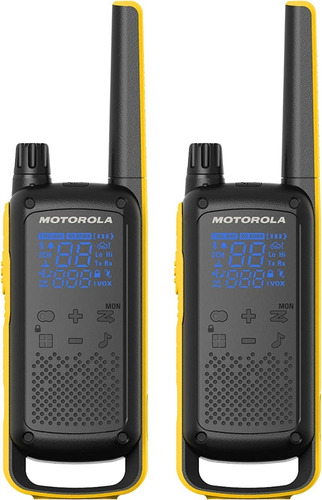 2 Radios Motorola T475 Recargables Largo Alcance 56km Lluvia