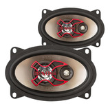 Par De Alto Falante 4x6 Triaxial Bravox B3x46 60w Rms