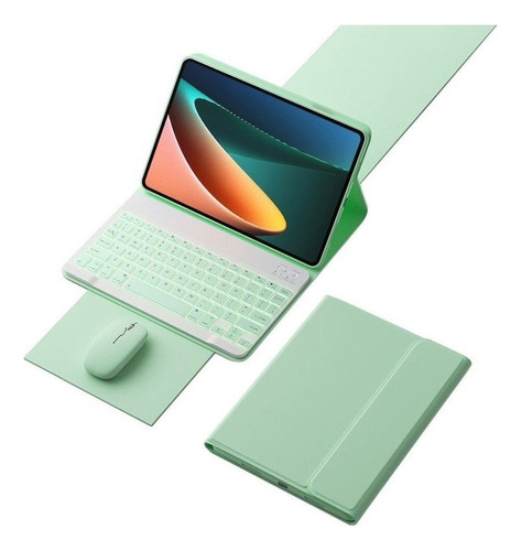 Funda+teclado+ratón Iluminado Para Galaxy Tab A7 Lite 8.7