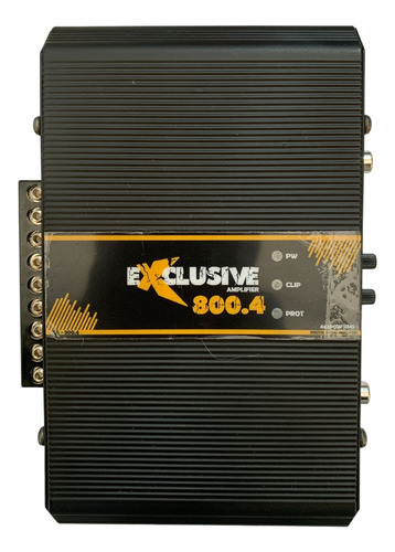 Modulo Amplificador Exclusive Xa800 4 Canais 2ohms Estéreo