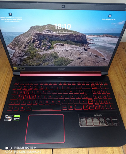 Notebook Gamer Acer Nitro 5 Amd Ryzen 7 3750h