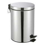 Lixeira 12l Inox C Balde Removível E Pedal Banheiro Cozinha