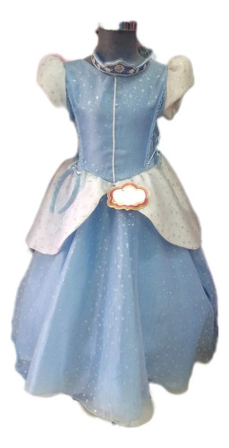 Disfraz Vestido De Gala Estiló Cenicienta